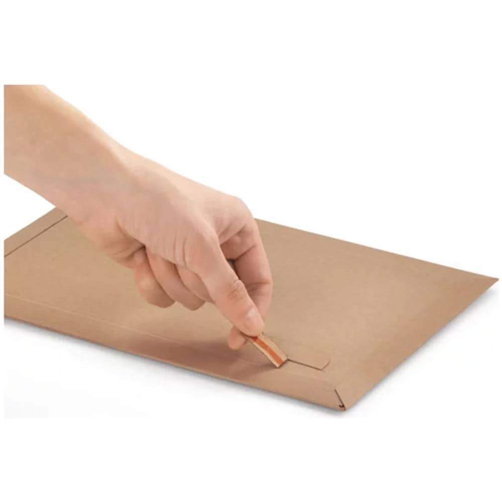 25 Tasche In Cartone Autoadesivo - 33,4 X 23,4 Cm - Foto 1