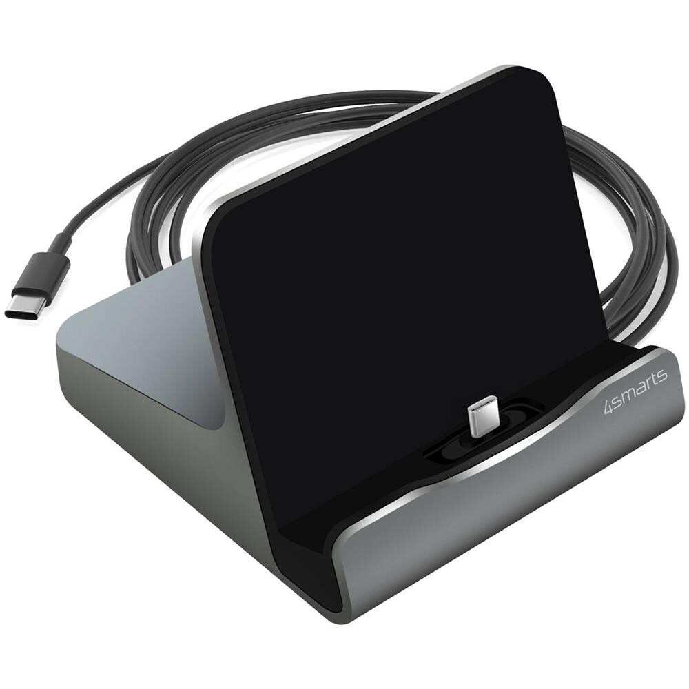 Docking Station 60w Ipad / Tablet Usb-c Quick Charge 3.0 Voltdock, Grigio - Foto 2