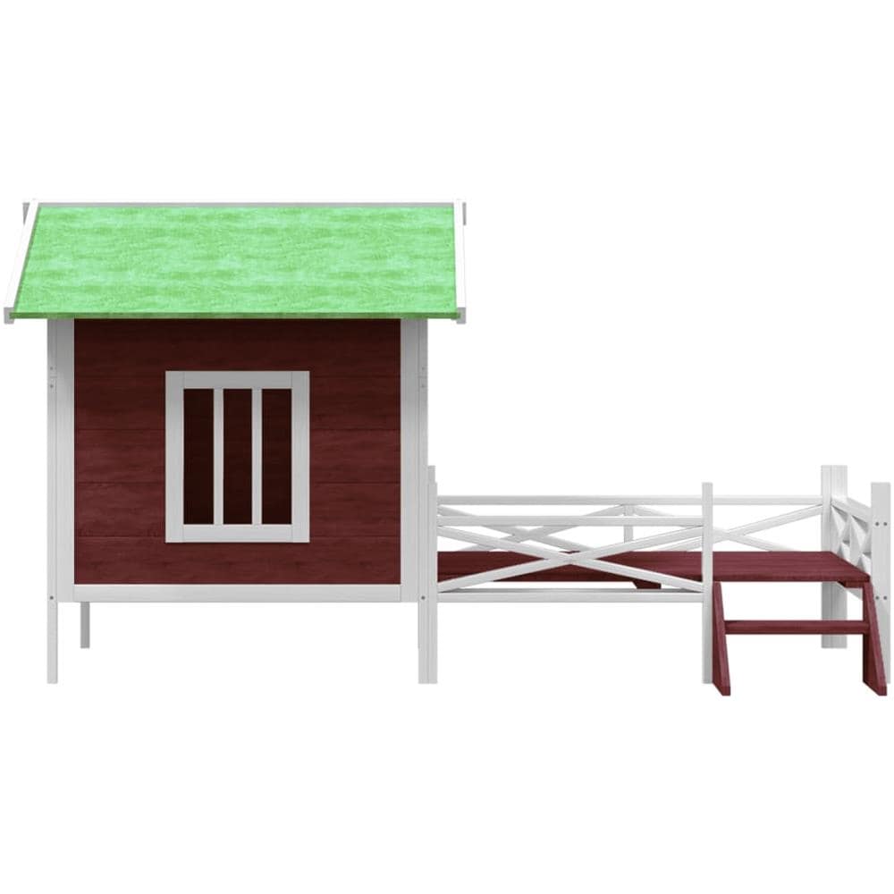 Cuccia Per Cani Moka 159x120x88,5 Cm In Legno Massello Di Pino - Foto 3