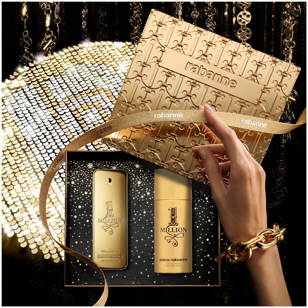 Cofanetto 1 Million Eau de Toilette 100ml + Deodorant Spray 150ml - Foto 4