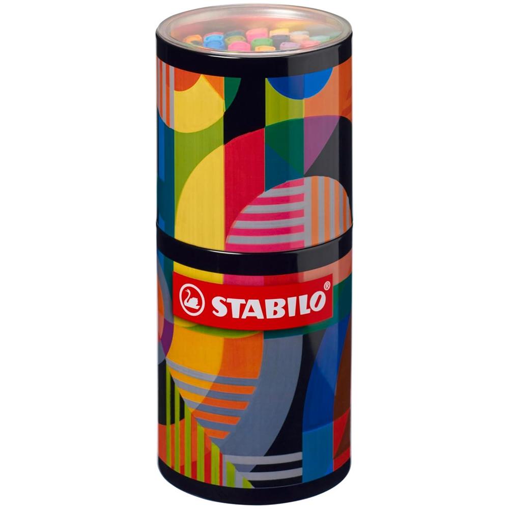 Pen 68 - Pennarello Premium - ARTY - Portapennarelli in Metallo - con 45 Colori Assortiti - Foto 2