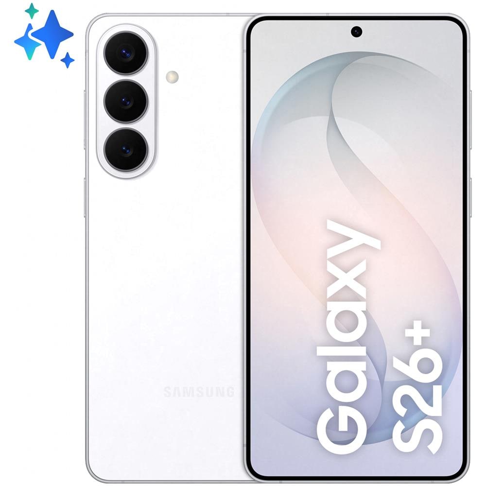 Galaxy S26 Plus 5G AI 512GB 12GB Ram Display 6.7" Dynamic Amoled 2X 120Hz Main Camera 50MP DualSim (nanoSim+eSim) Android 16 Exynos 2600 4900mAh White Europa - Foto 1