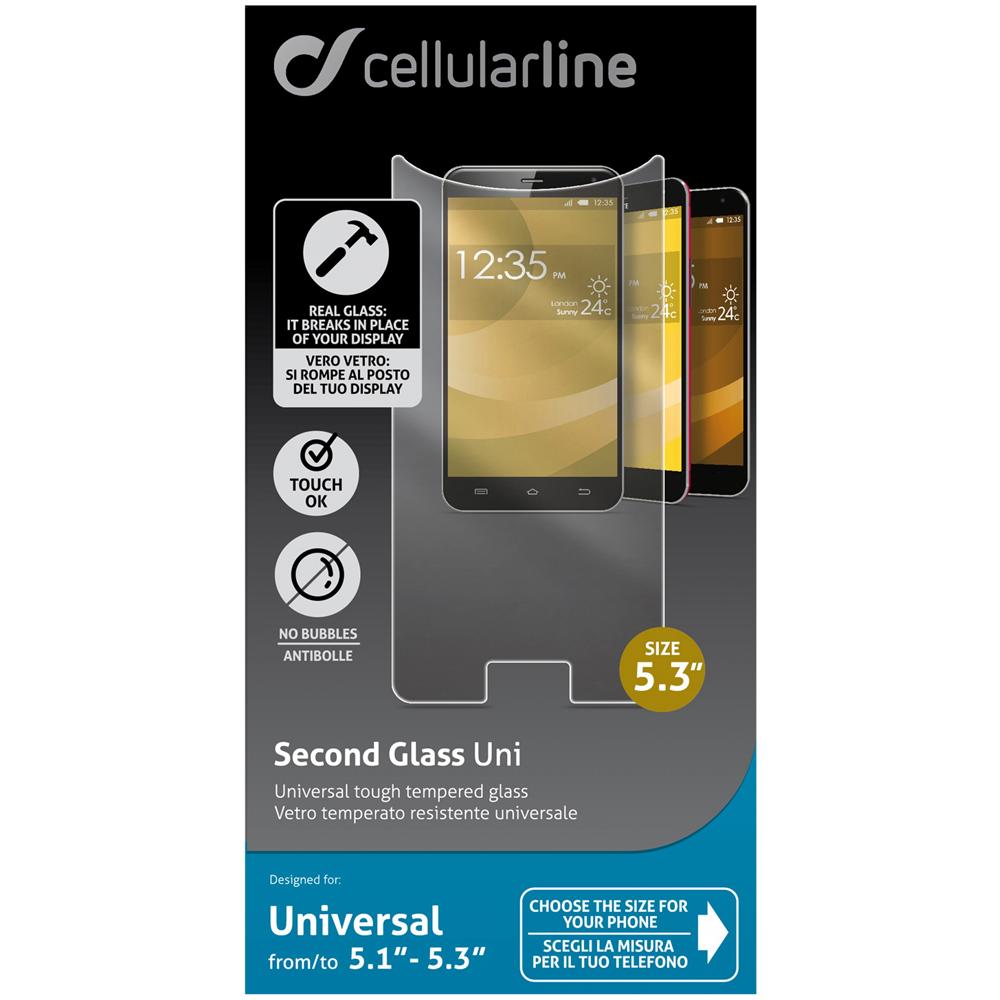 Pellicola protettiva in Vetro Temperato Universale per smartphone da 5.3" - Foto 1