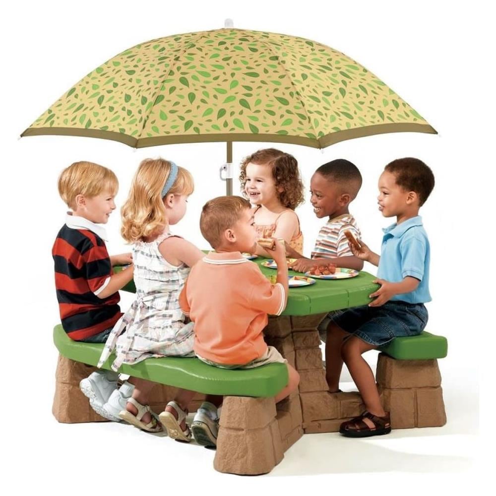 Tavolo Da Picnic Con Ombrellone - Foto 2