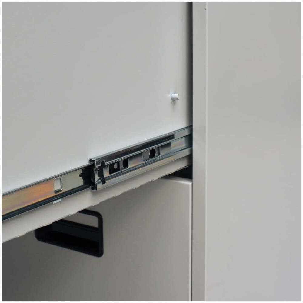 Schedario Grigio Chiaro 46x62x102,5 cm in Acciaio - Foto 2