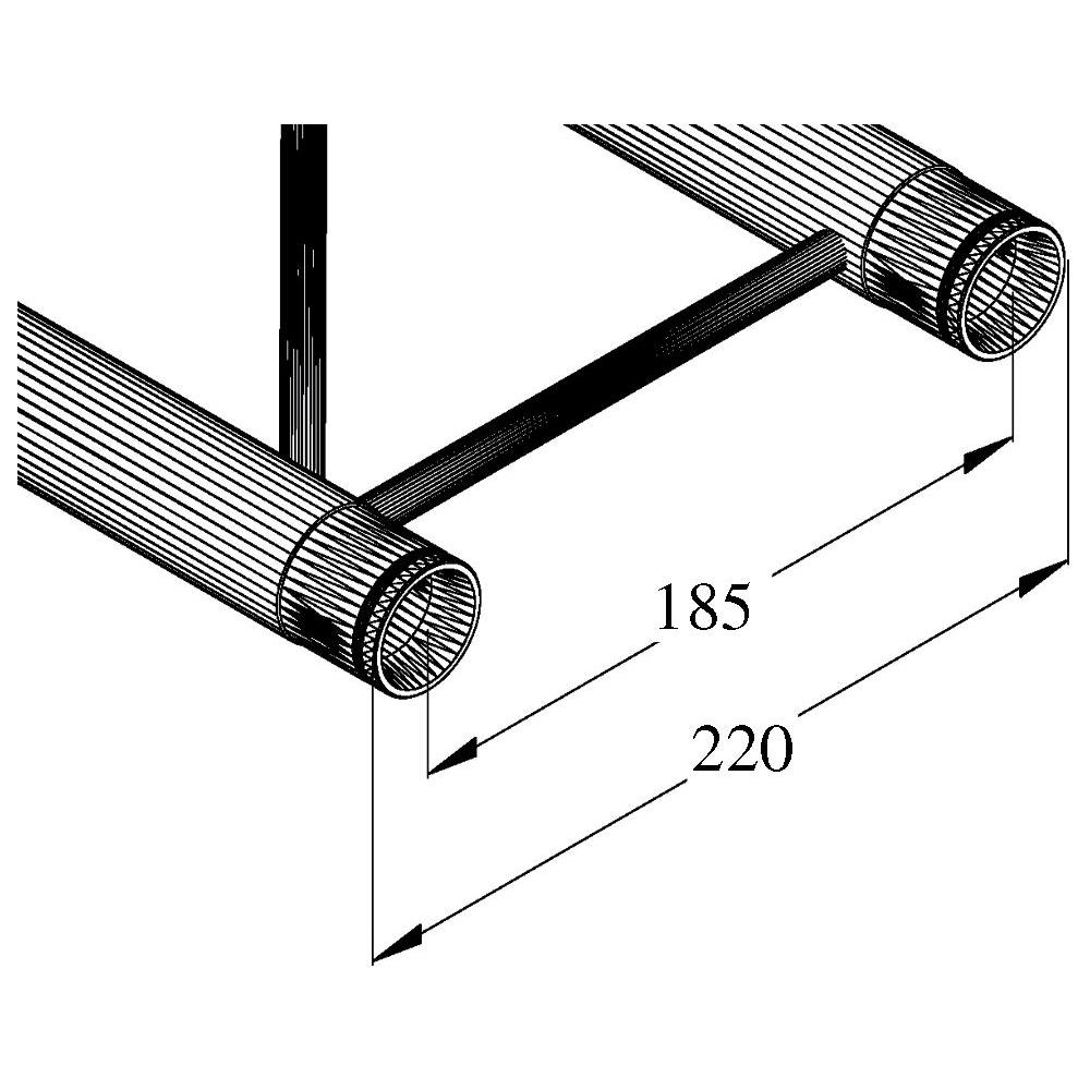 Decolock Dq2-2500 2-way Cross Beam - Foto 2