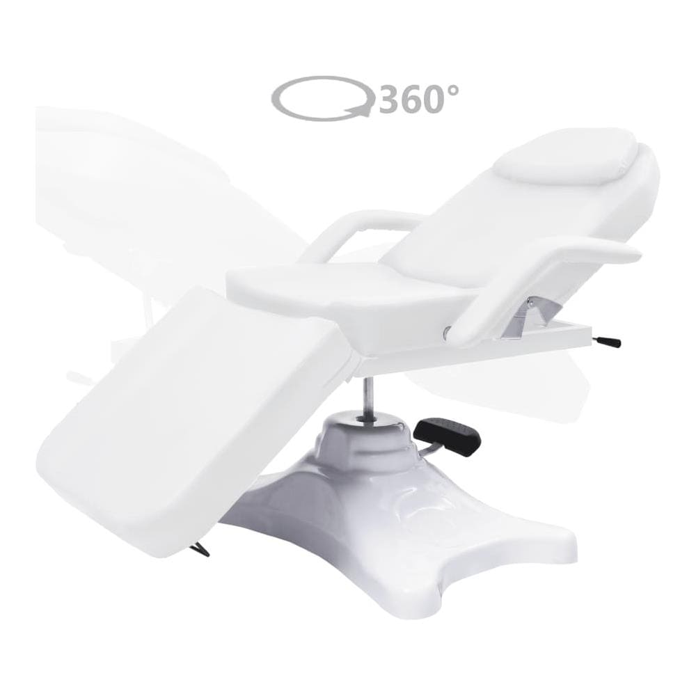 Lettino da Massaggio Bianco 180x62x (86,5-118) cm - Foto 3