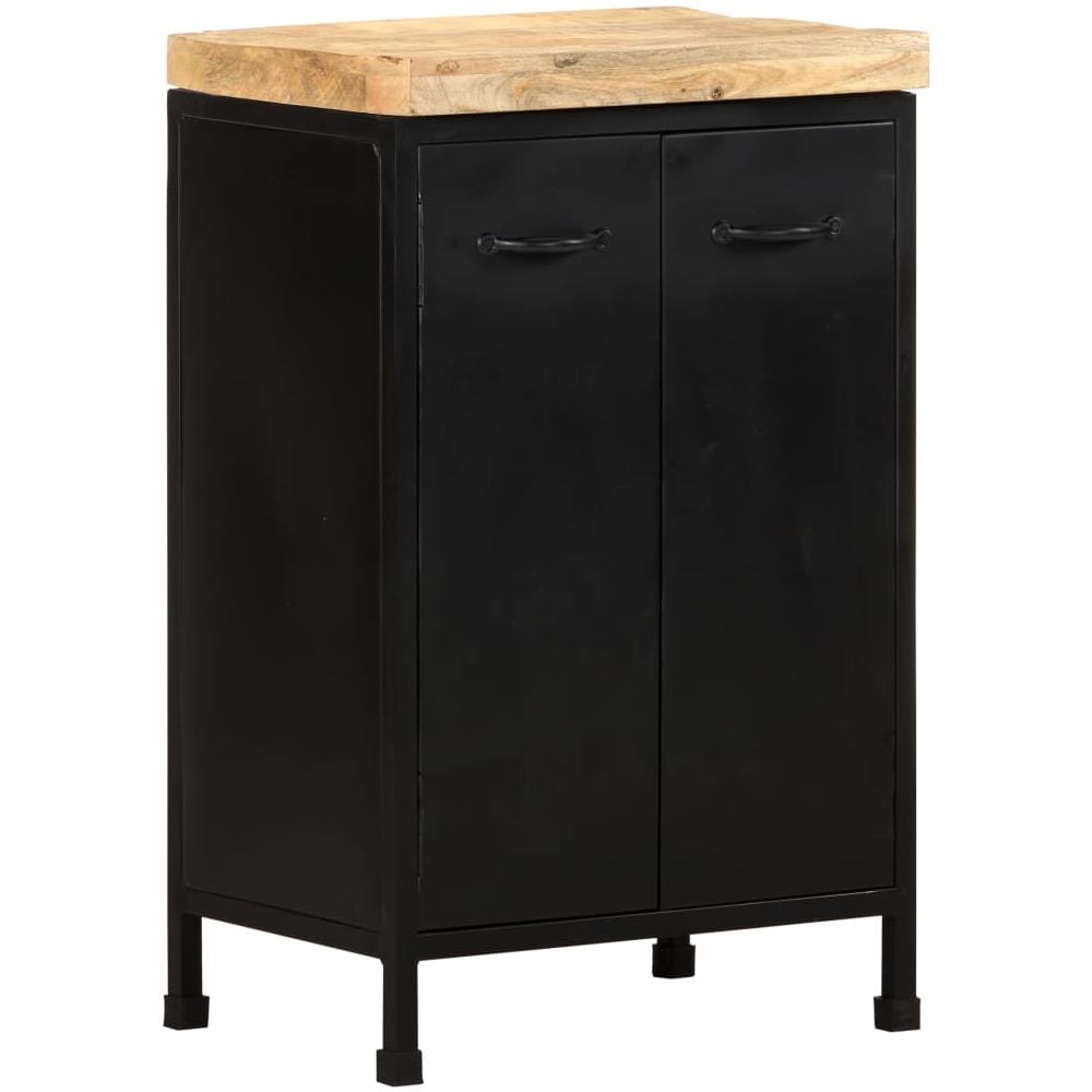 Credenza 50x35x75 Cm In Legno Di Mango Grezzo - Foto 1