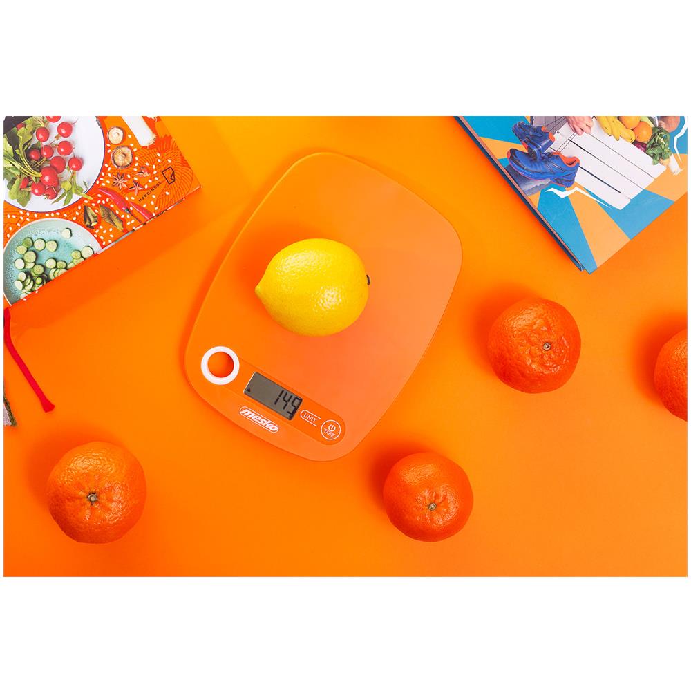 Bilancia Da Cucina Ms 3159o Peso Massimo (capacità) 5 Kg, Graduazione 1 G, Tipo Di Display Lcd, Arancione - Foto 10