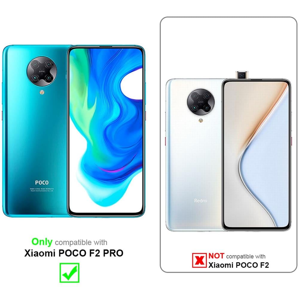 Custodia Compatibile Con Xiaomi Poco F2 Pro In Bruno Caffè - Coperchio Protettiva Con Chiusura Magnetica, Funzione Stand E Tasca Per Le Carte - Foto 2