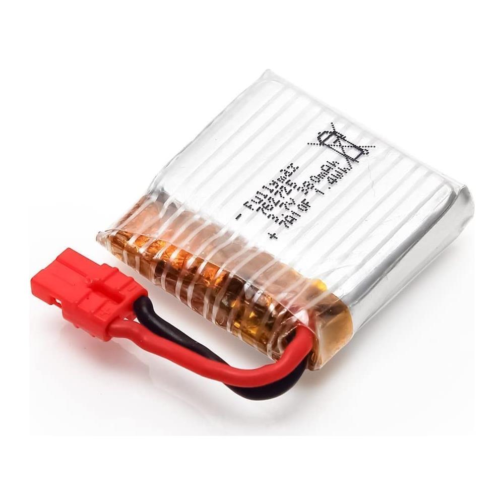 3 Pezzi Batteria Di Ricambio 3.7v 380mah Li-po Per Quadricottero Rc Drone Syma X21 X21w - Foto 2
