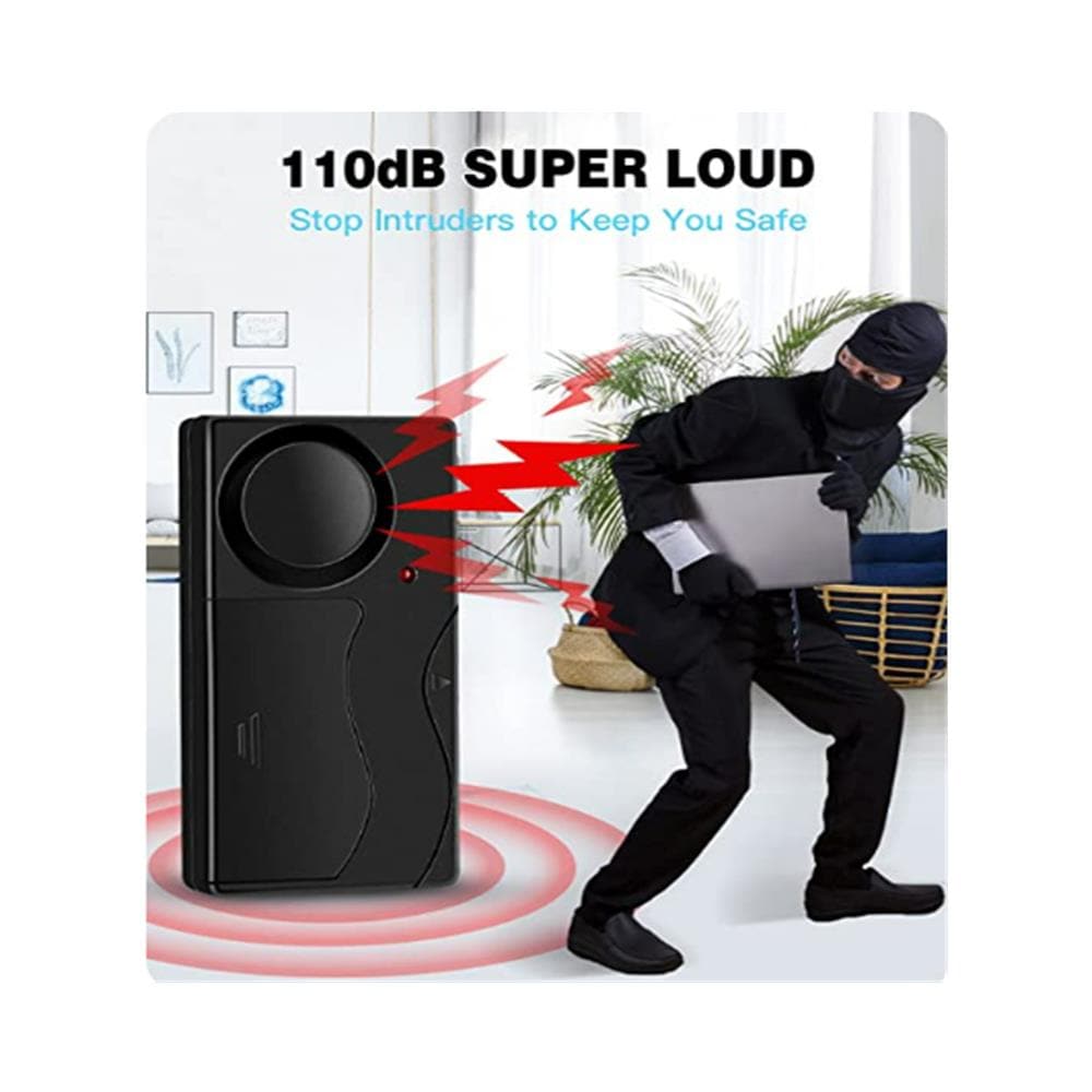 Allarme Vibrazione Wireless Con Telecomando 110 Db Black - Foto 2