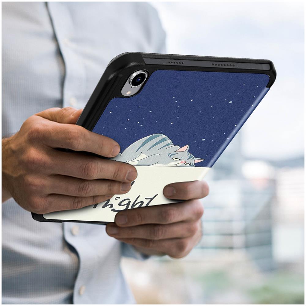 Custodia Gatto Per Ipad Mini 6 2021 E 7 2024 Supporto Multiposizione - Foto 2