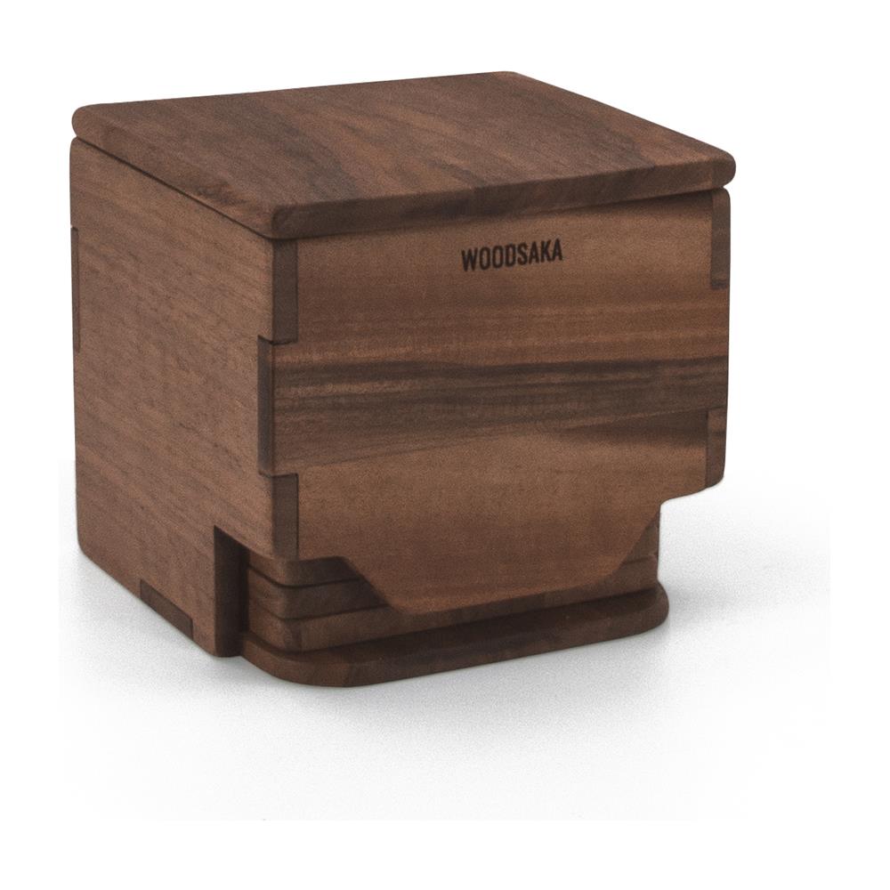 Set Di Sottobicchieri Rita Con 8 Pezzi In Legno Di Noce - Foto 1