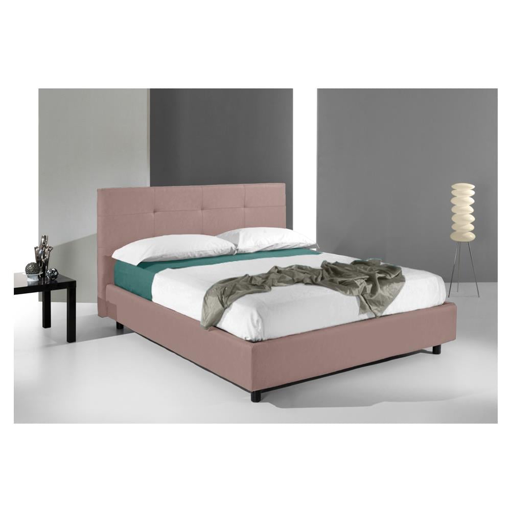 Letto Matrimoniale, Modello Saint Tropez, E Uno Tra I Modelli Piu Apprezzati Per Il Suo Rapporto Prezzo Qualita, Rete A Doghe 160x190 Cm, Compreso Box Contenitore, Rivestimento Giroletto Sfoderabile, Made In Italy - Foto 2