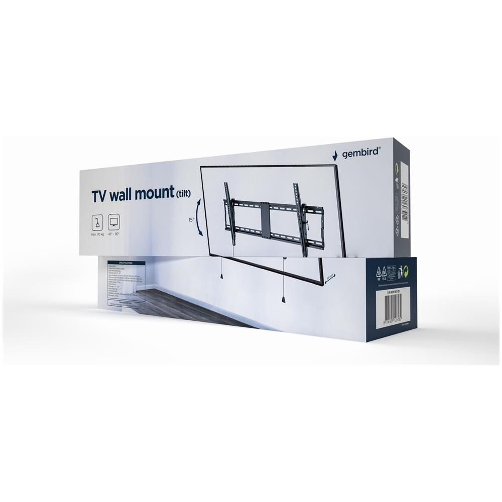 WM-90T-01 Supporto TV a parete 2,29 m (90") Nero - Foto 2