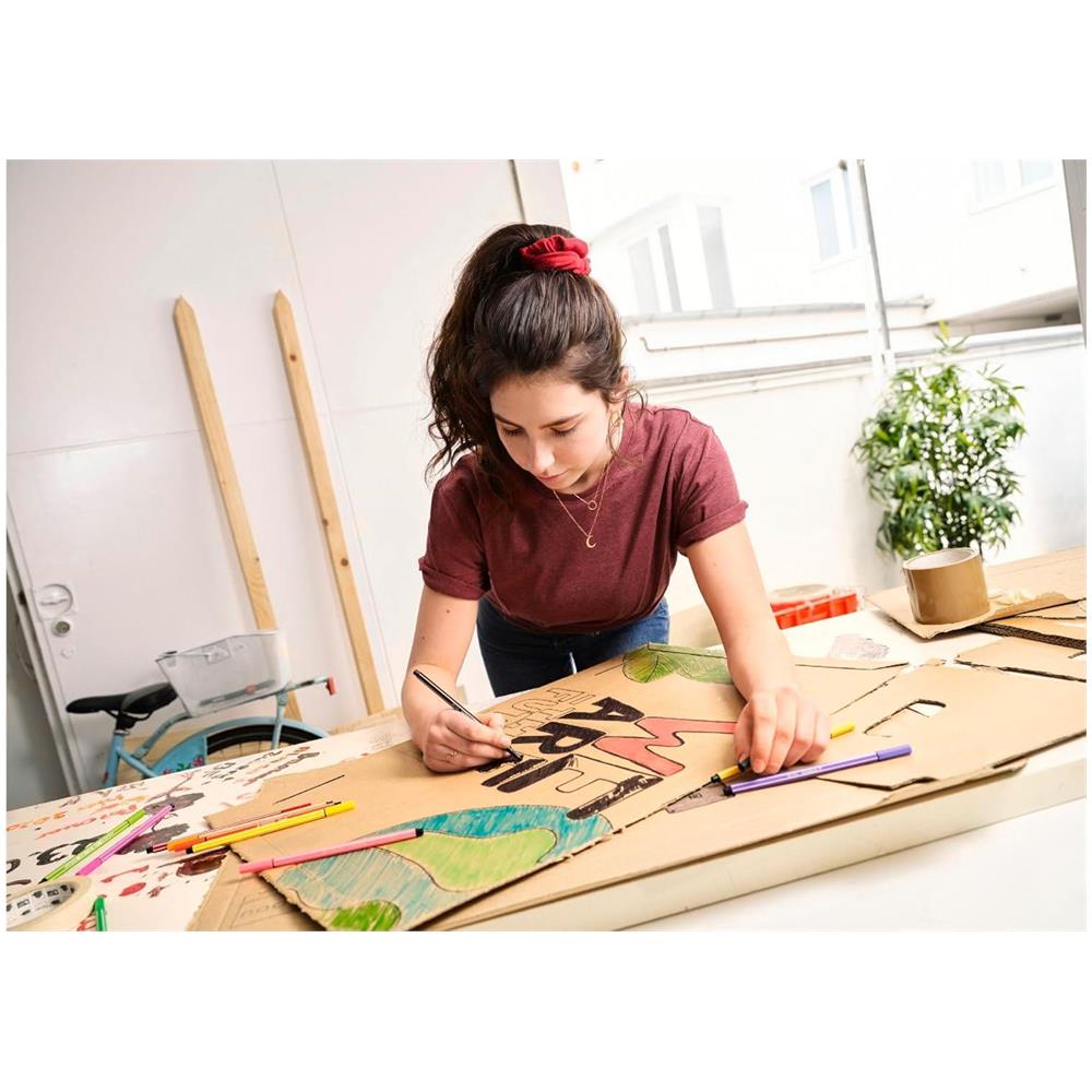 Pen 68 - Pennarello Premium - ARTY - Scatola in Metallo da 66 - con 65 Colori Assortiti - Foto 8