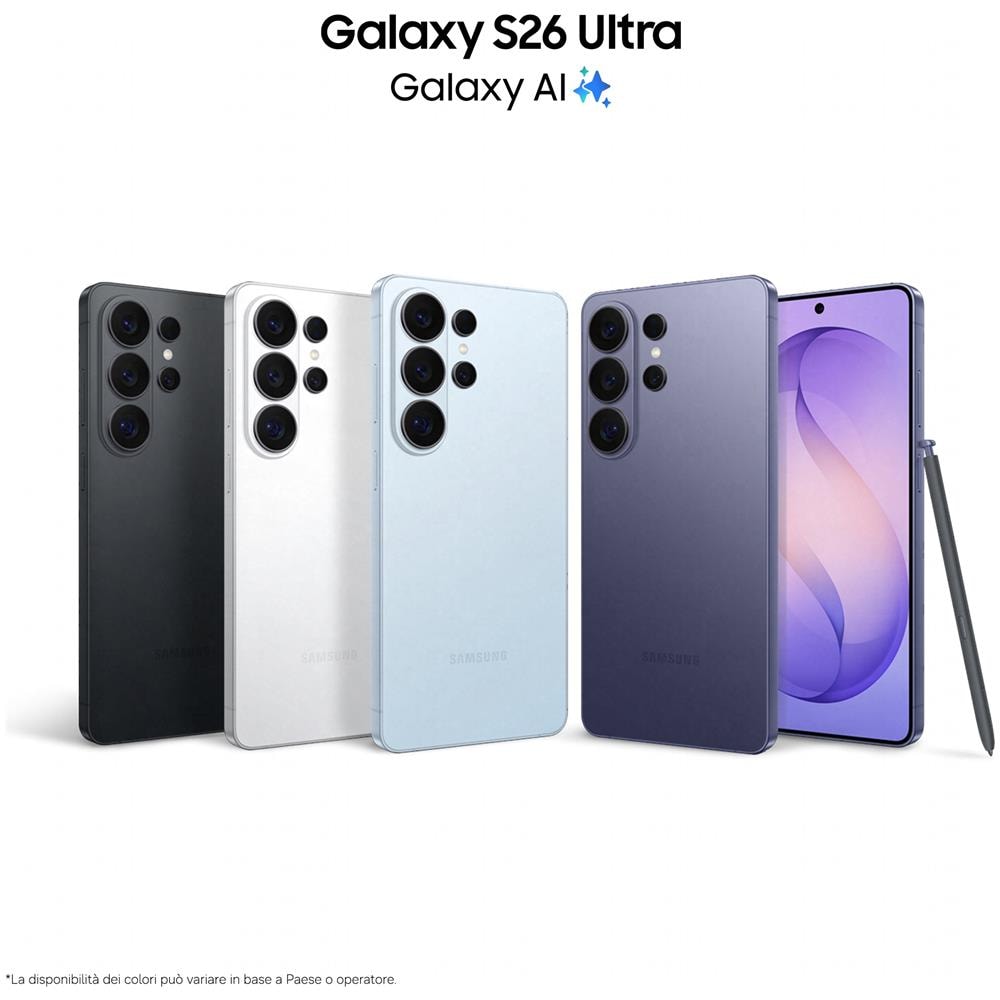 Galaxy S26 Ultra 5G AI 1TB 16GB Ram Display 6.9" QHD+ Dynamic Amoled 2X 120Hz Main Camera 200MP DualSim (nano+eSim) Android 16 Snapdragon 8 Elite Gen5 5000mAh Cobalt Violet Europa - Foto 14
