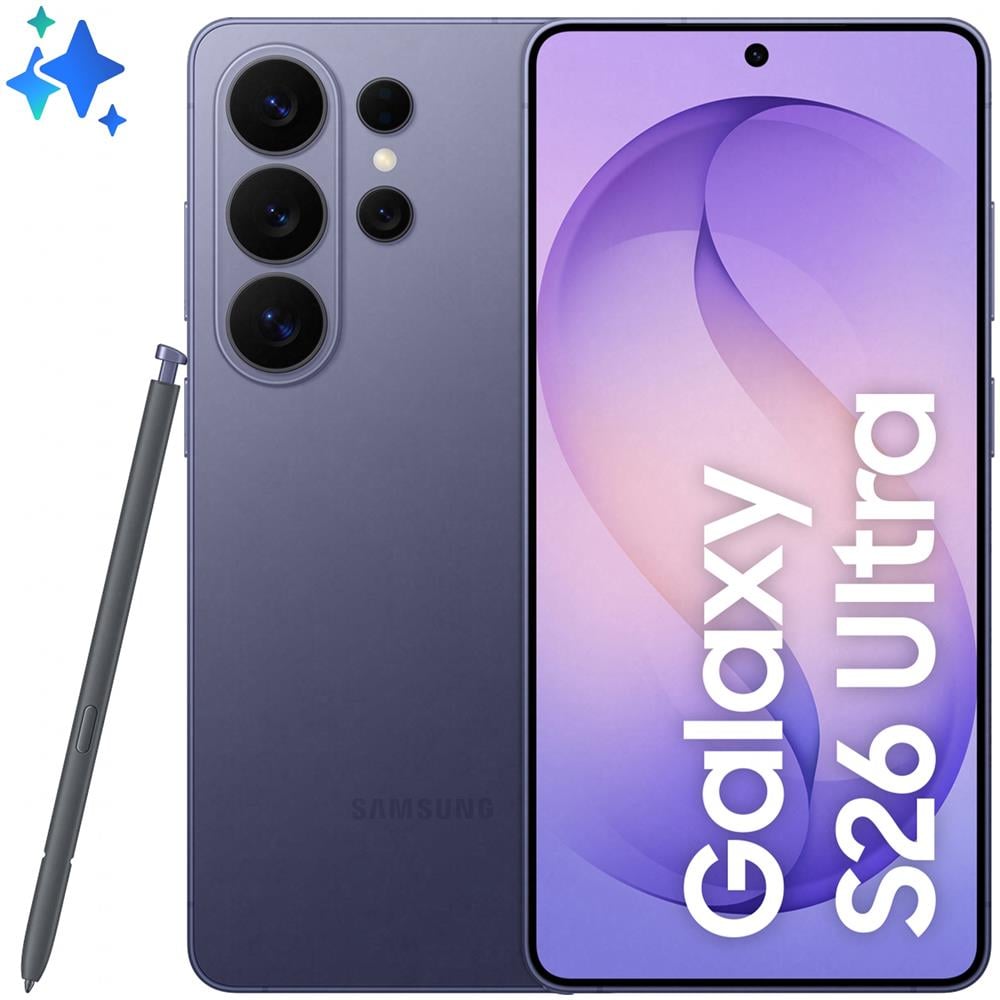 Galaxy S26 Ultra 5G AI 1TB 16GB Ram Display 6.9" QHD+ Dynamic Amoled 2X 120Hz Main Camera 200MP DualSim (nano+eSim) Android 16 Snapdragon 8 Elite Gen5 5000mAh Cobalt Violet Europa - Foto 1