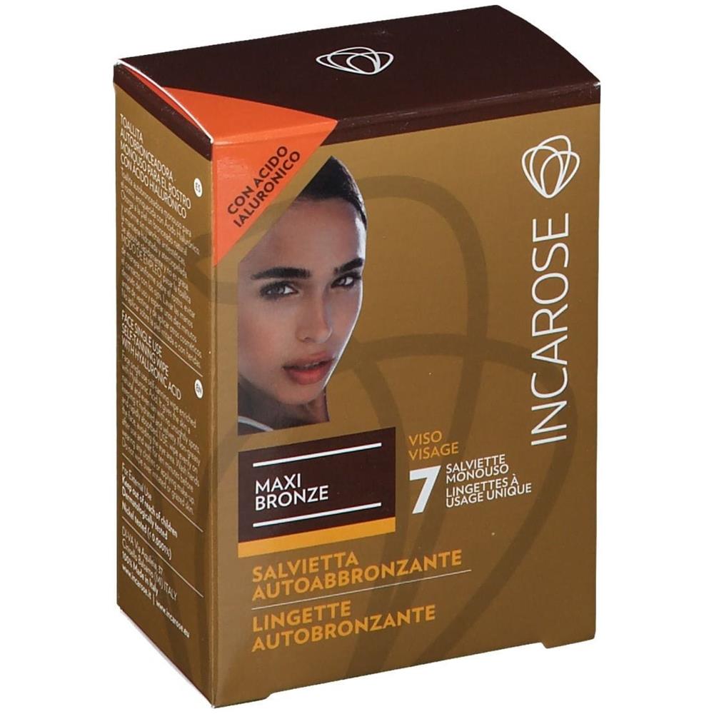 Incarose Maxi Bronze 7 Salviettine Autoabbronzanti - Foto 1