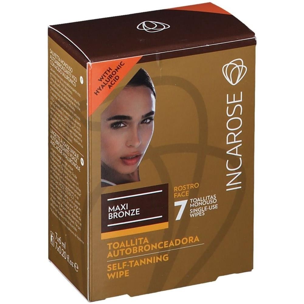 Incarose Maxi Bronze 7 Salviettine Autoabbronzanti - Foto 2