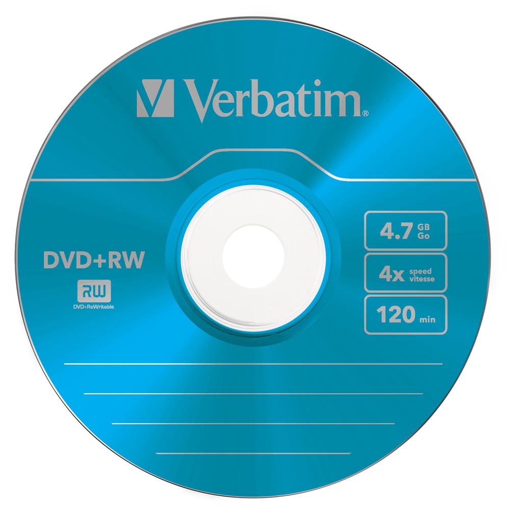 Dvd+rw 4.7gb 4x Color 5pk Slimcase - Foto 8