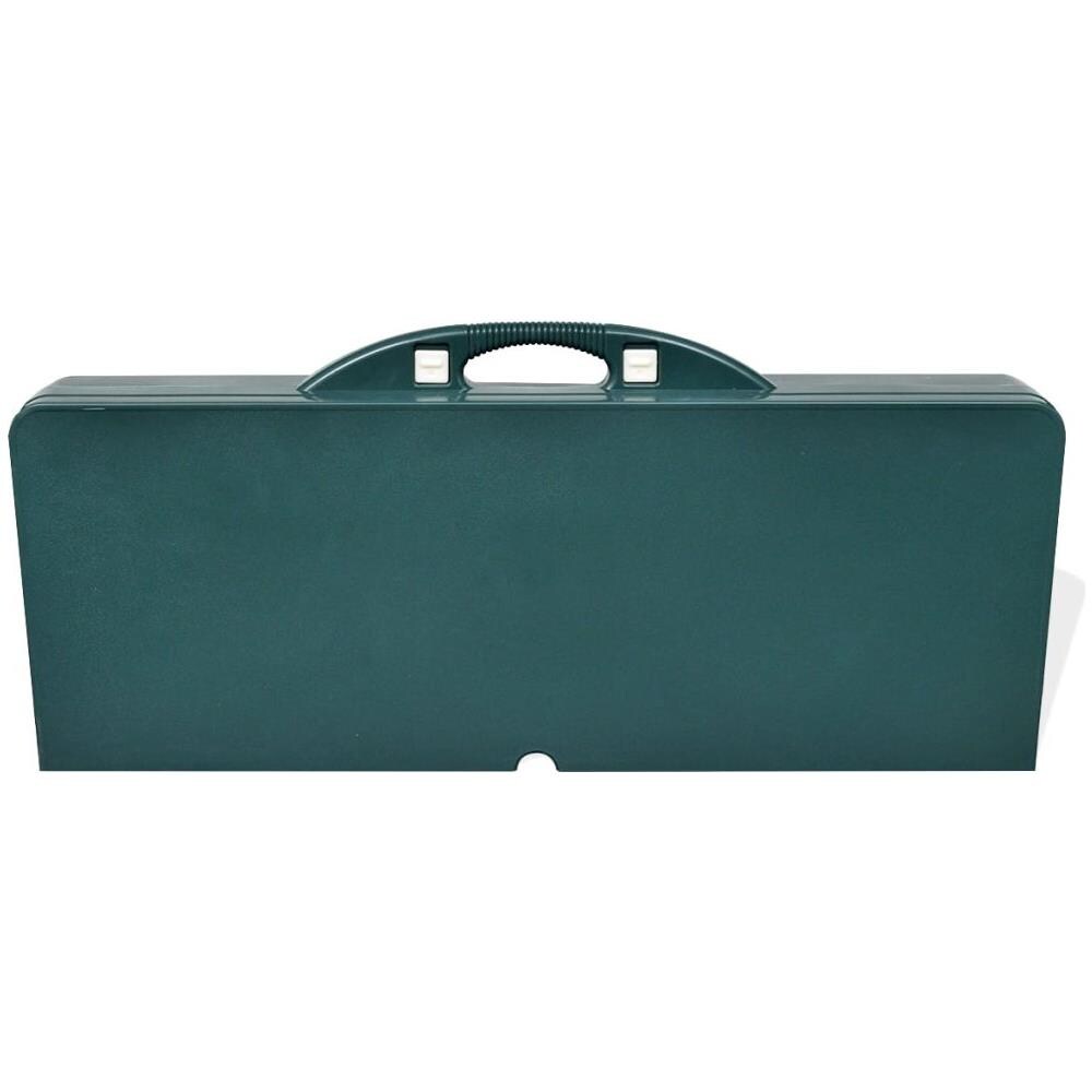 Set Tavolo da Campeggio con 4 Sedie in Alluminio Leggero Verde - Foto 13