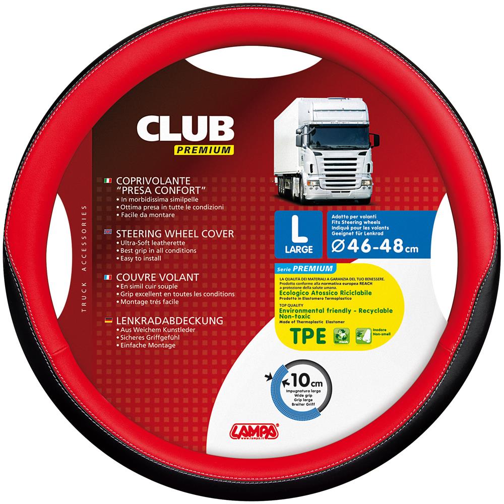 Coprivolante Club Premium Nero+rosso L 46-48 C - Foto 4