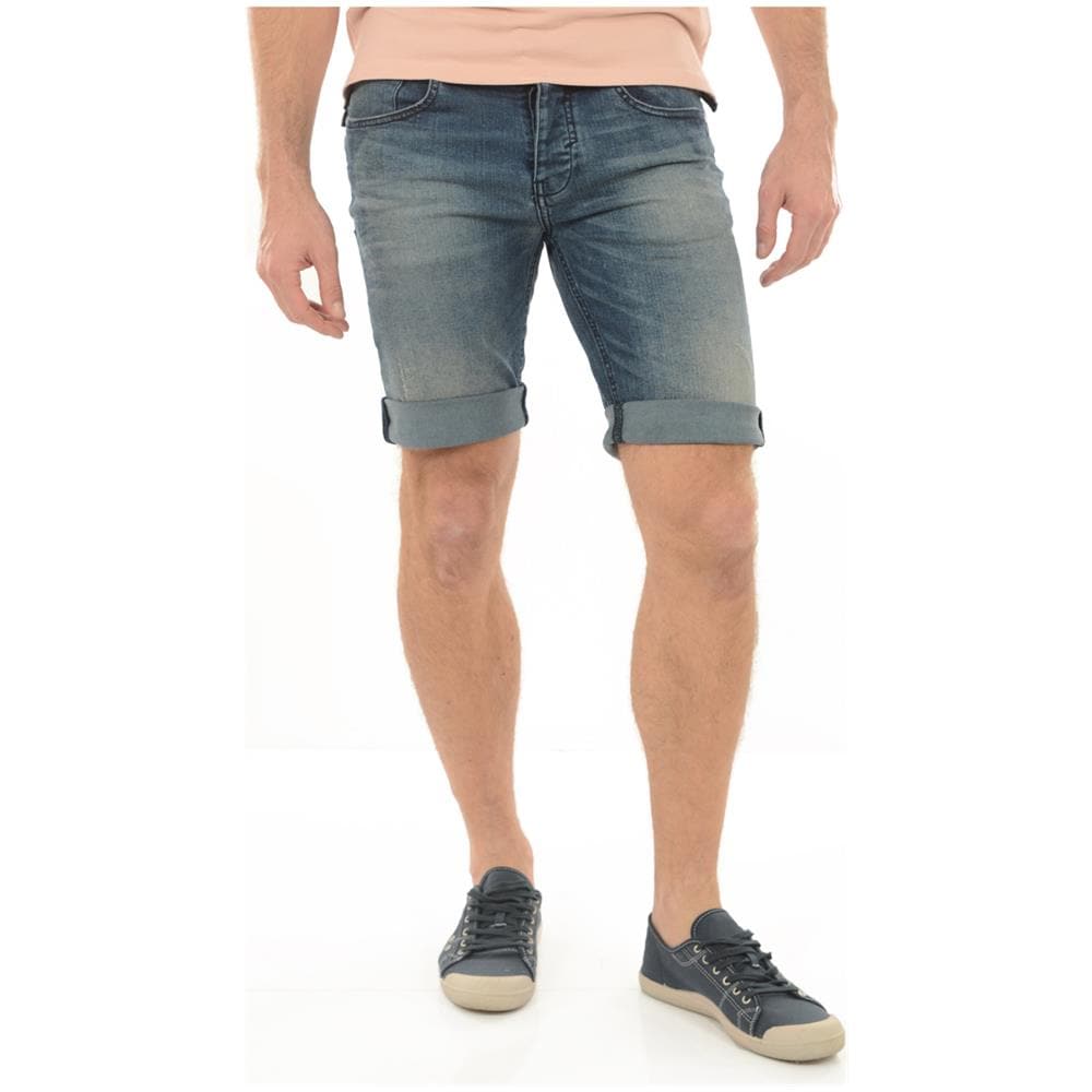 Bermuda Denzel Seab Uomo, Blu, 30 - Foto 1