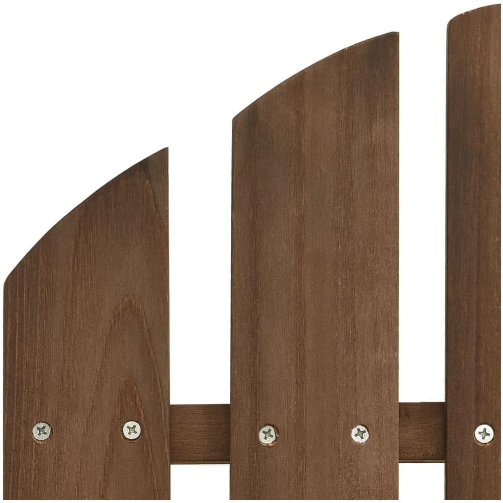 Sedia da Giardino in Legno Marrone - Foto 6