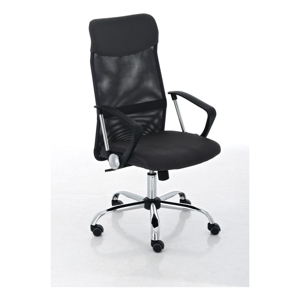 Sedia Ufficio Washington in Rete Traspirante e Similpelle - Sedia Scrivania Girevole e Imbottita - Sedia Ergonomica Direzionale con Braccioli Grigio - Foto 2