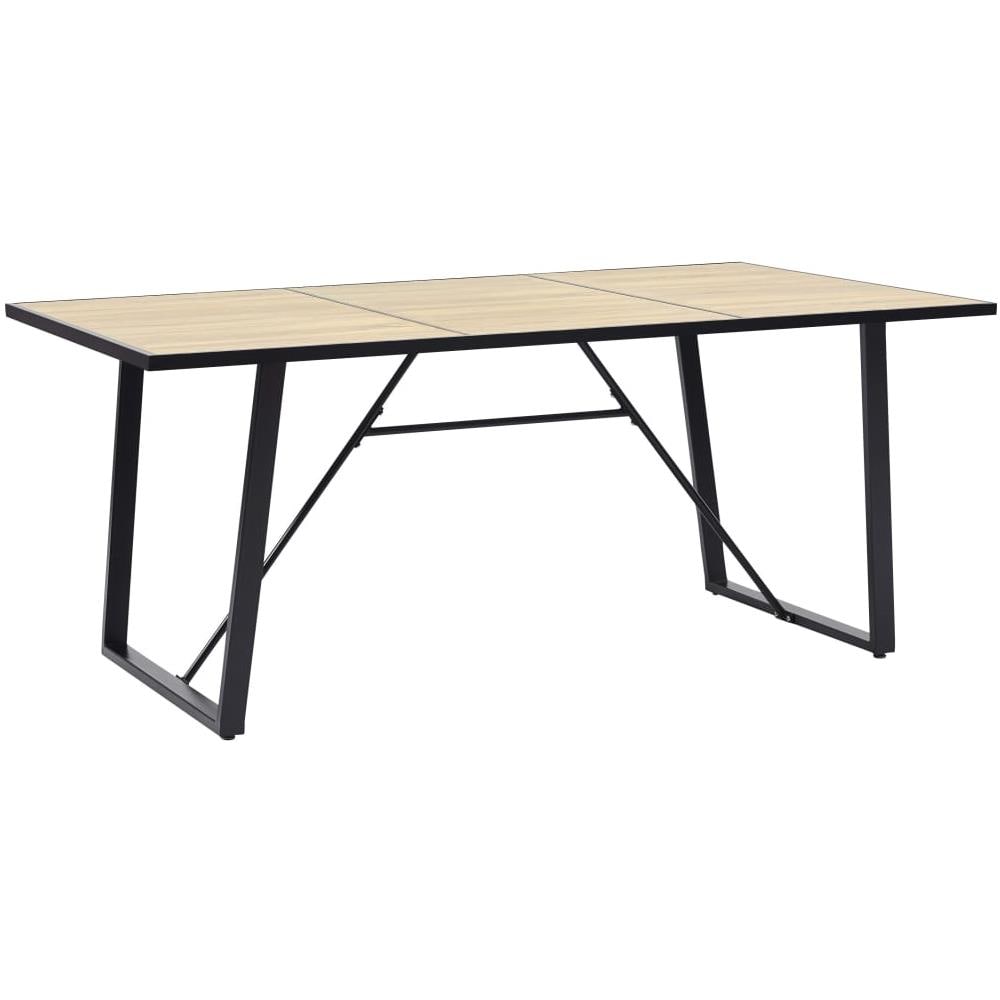 Tavolo Da Pranzo Rovere 200x100x75 Cm In Mdf - Foto 1