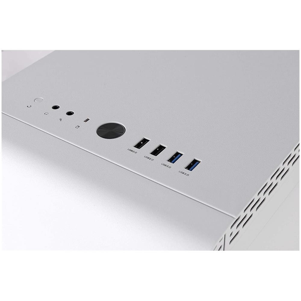 Case S500 TG Snow Midi Tower ATX / Micro-ATX / Mini-ITX 2 Porte USB 3.0 Colore Bianco (Finestrato)  - Foto 9