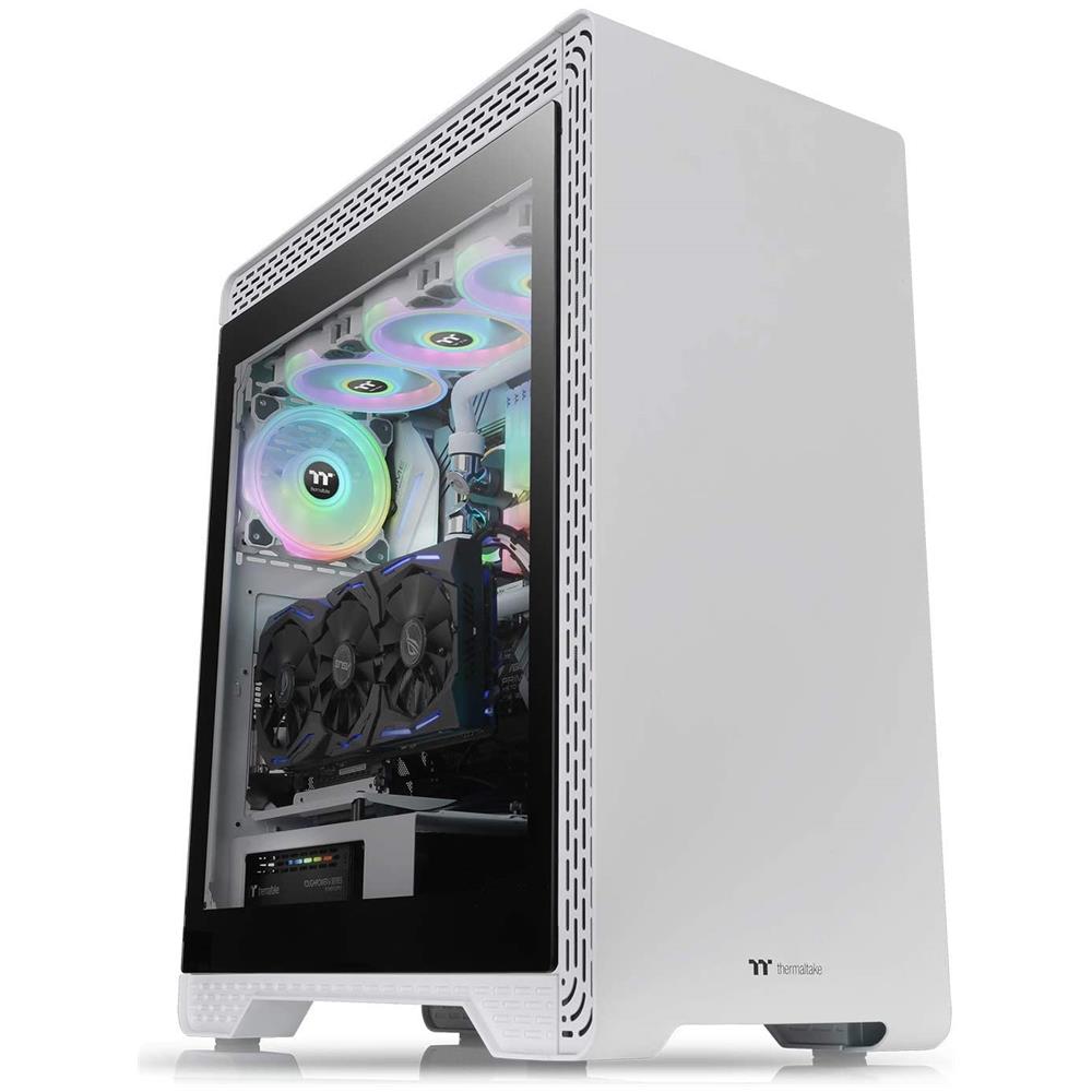 Case S500 TG Snow Midi Tower ATX / Micro-ATX / Mini-ITX 2 Porte USB 3.0 Colore Bianco (Finestrato)  - Foto 1