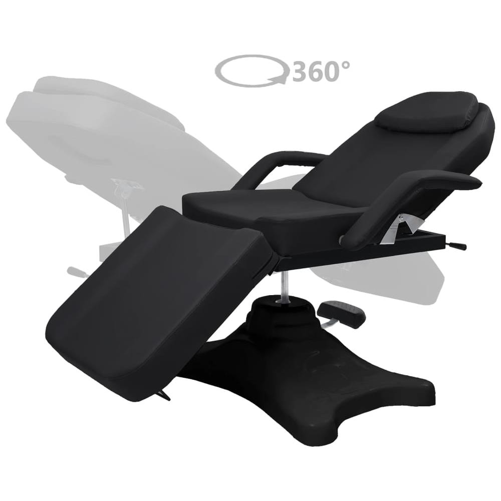 Lettino da Massaggio Nero 180x62x (86,5-118) cm - Foto 2