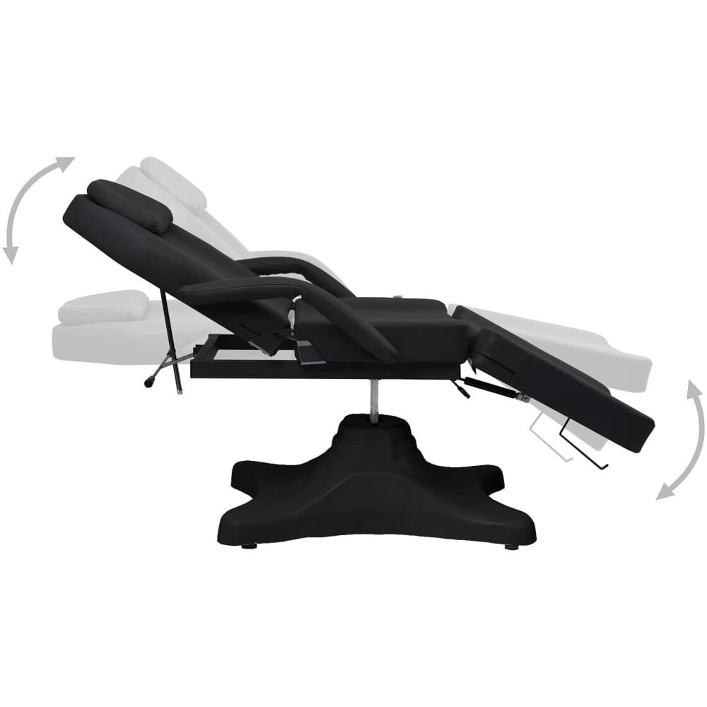 Lettino da Massaggio Nero 180x62x (86,5-118) cm - Foto 3