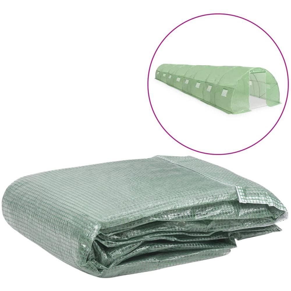 Telo di Ricambio per Serra (36 m²) 300x1200x200 cm Verde - Foto 1