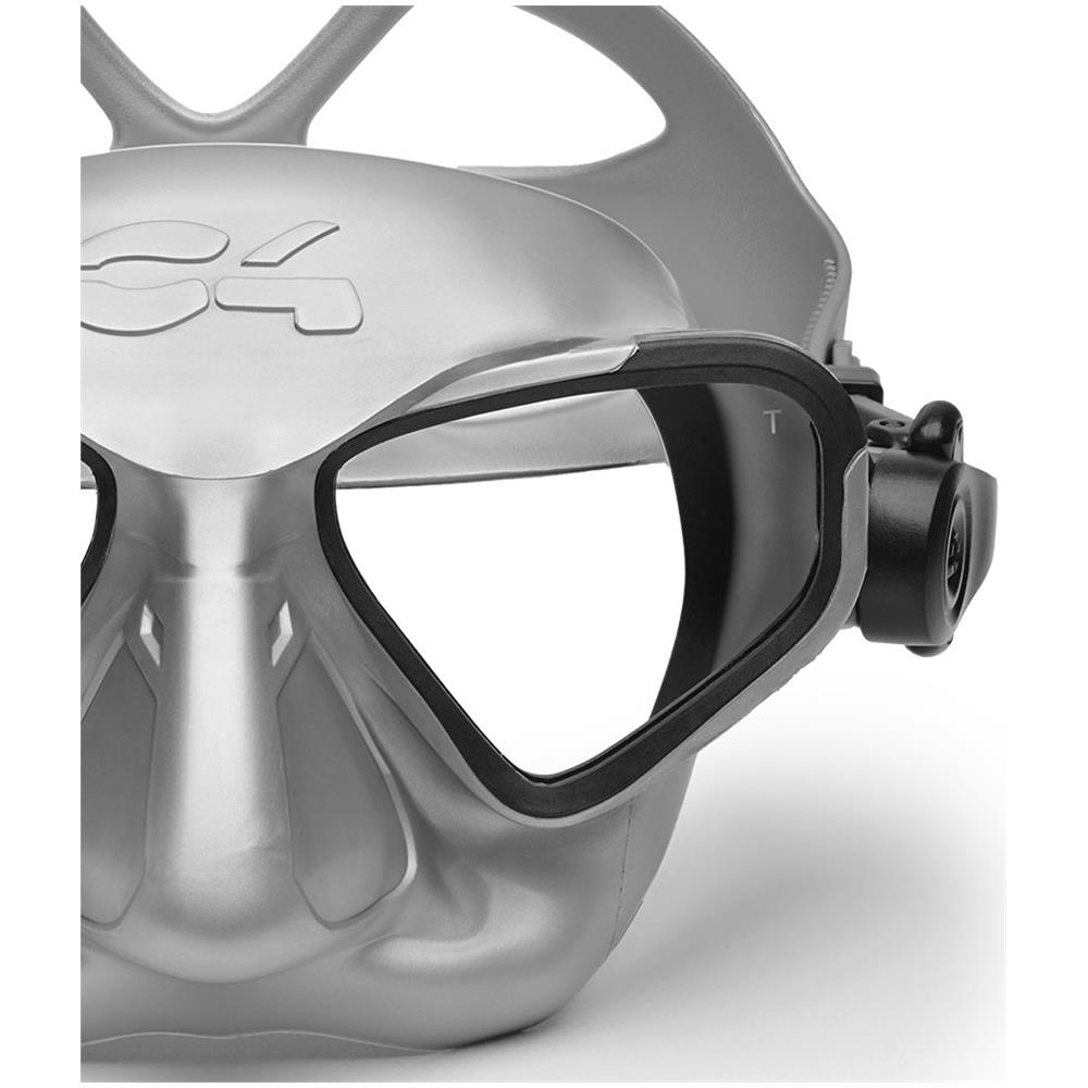 Maschera Falcon Trasparente Silver - Foto 2