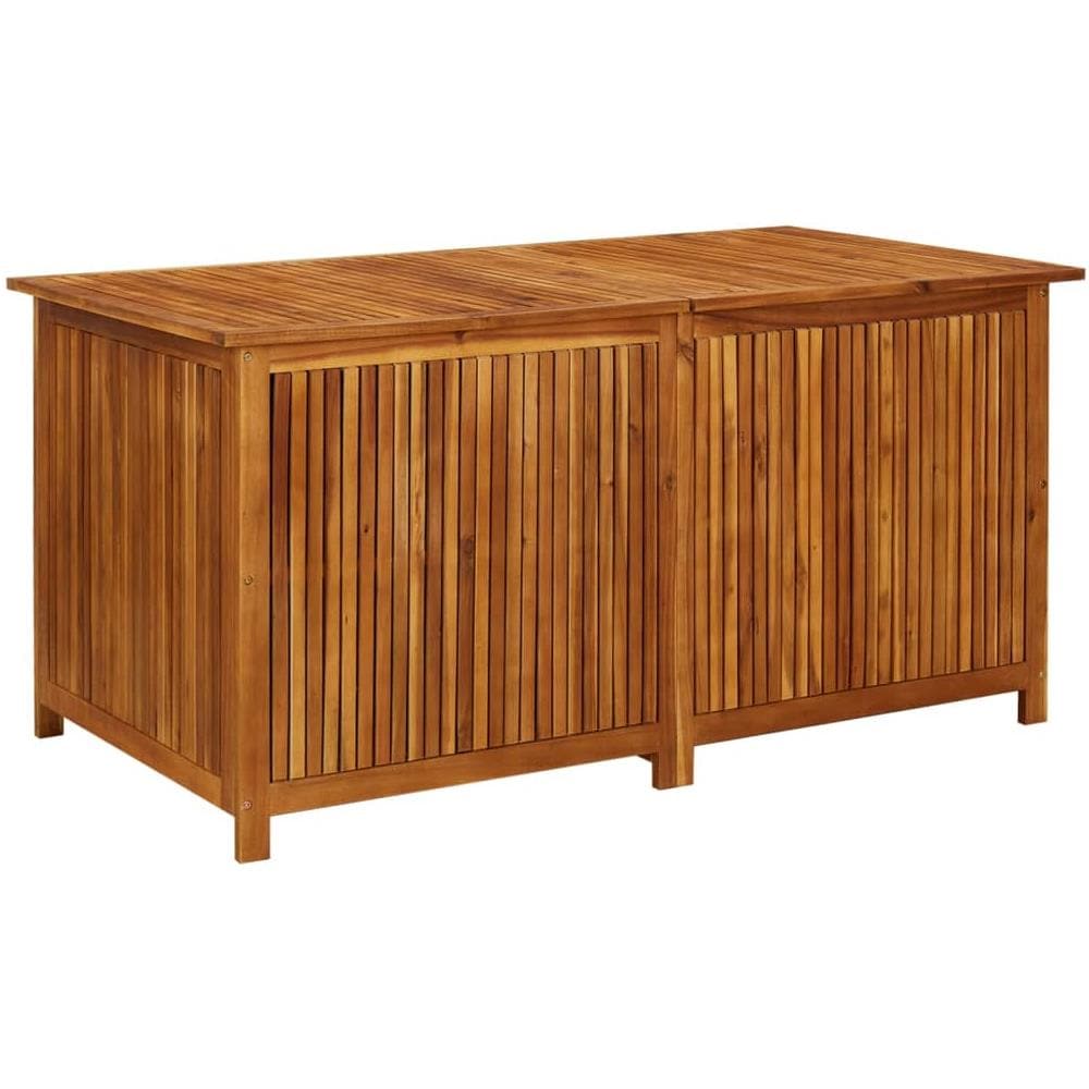Baule Da Giardino 150x80x75 Cm In Legno Massello Di Acacia - Foto 1
