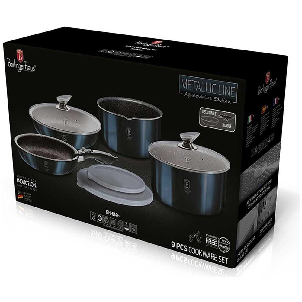 Berlingerhaus Bh-6146 Set Di Pentole In Granito Click & Cook - Foto 8