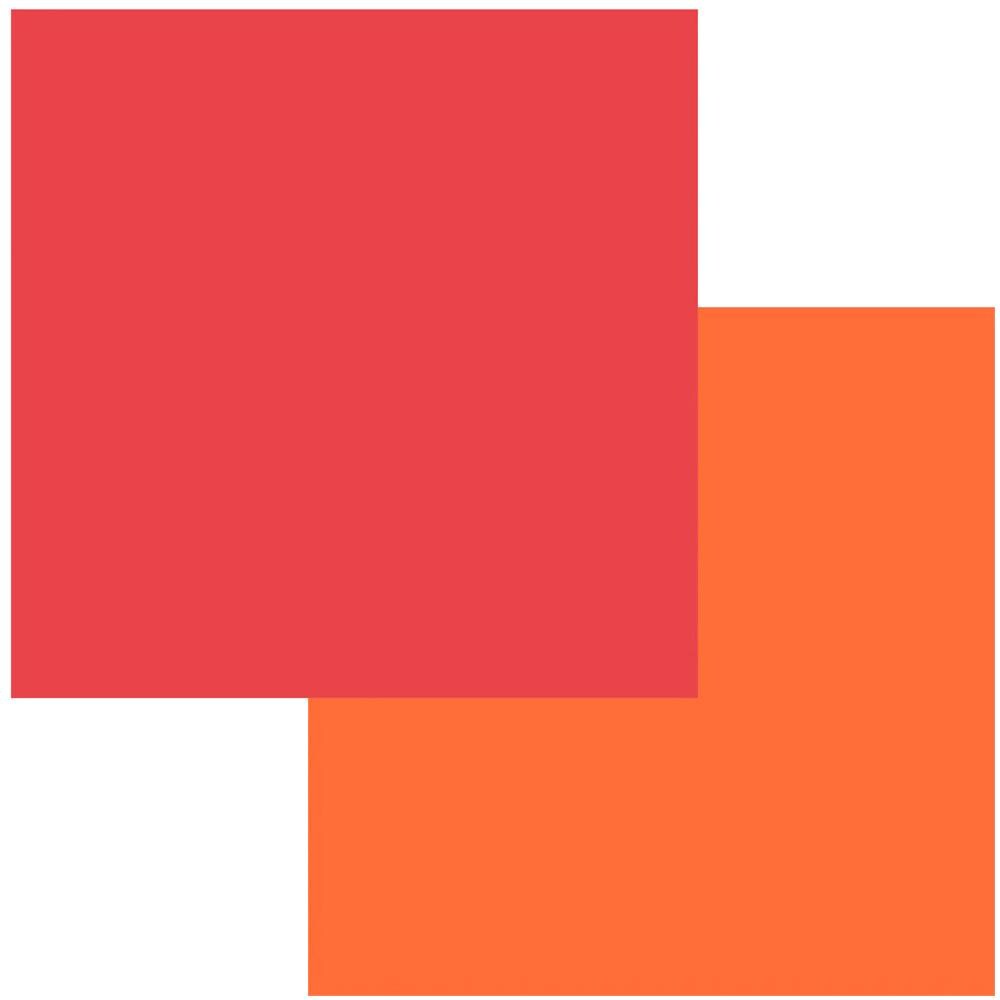 2 Vinili Permanenti 122 X 14 Cm - Arancione, Rosso - Foto 1