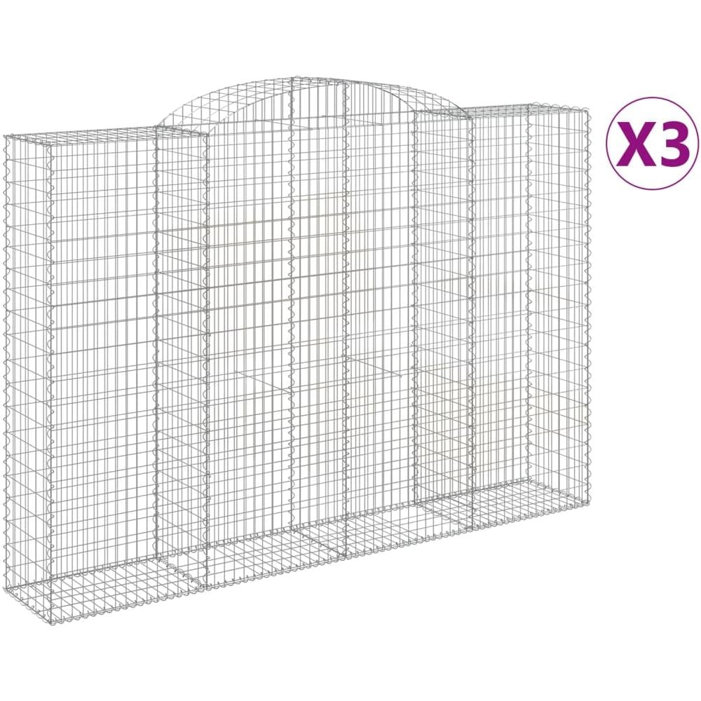Cesti Gabbioni Ad Arco 3 Pz 300x50x200/220 Cm Ferro Zincato - Foto 2