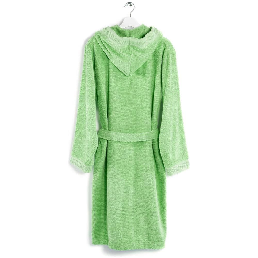 Accappatoio Con Cappuccio Spugnissima Gim In Cotone Colore Verde Misura Ml - Foto 1