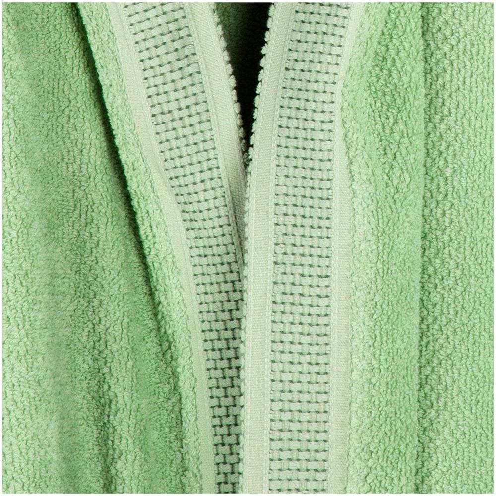 Accappatoio Con Cappuccio Spugnissima Gim In Cotone Colore Verde Misura Ml - Foto 3