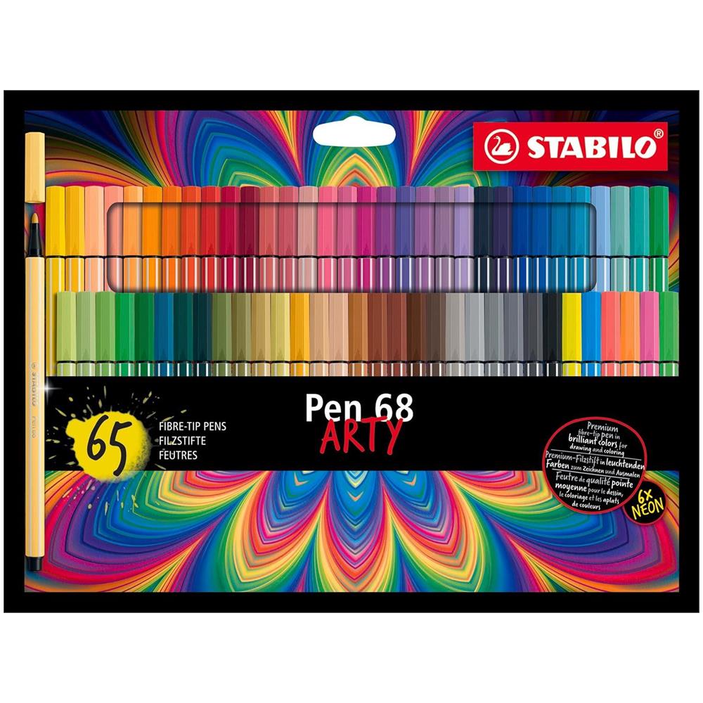 Pen 68 - Pennarello Premium - ARTY - Astuccio da 65 - Colori Assortiti - Foto 1