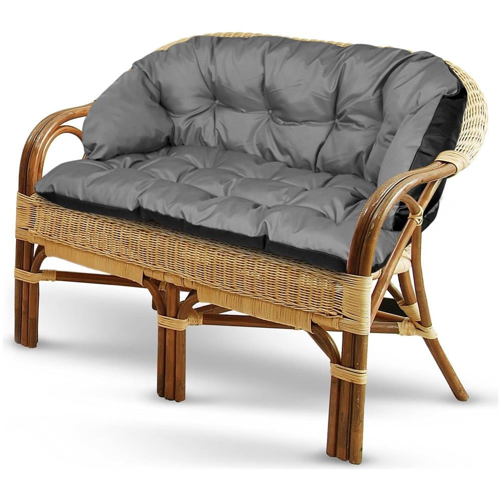 Cuscino da giardino AIO FACTORY 190x40 cm, impermeabile, grigio, per divano e panca - Foto 1