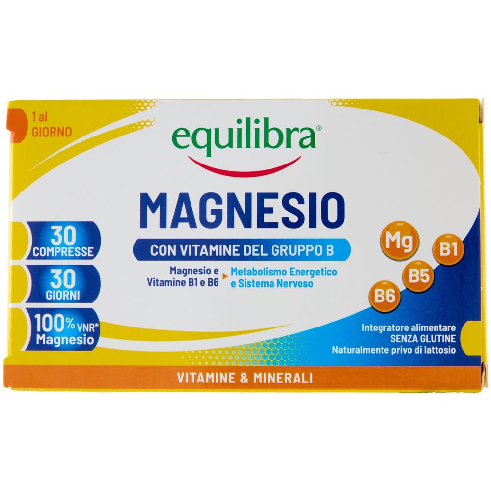 Magnesio con Vitamine Gruppo B 30 Compresse - Foto 1