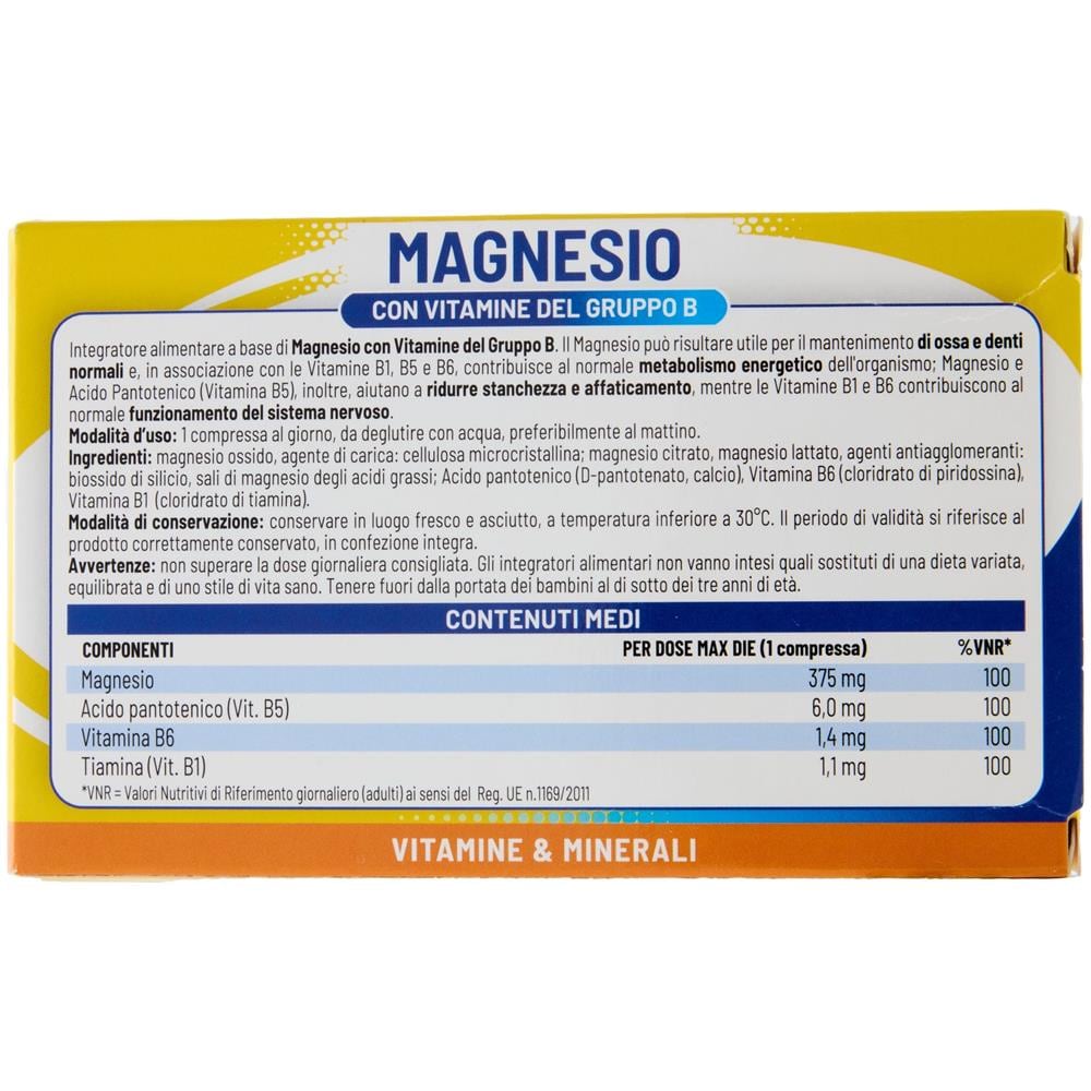 Magnesio con Vitamine Gruppo B 30 Compresse - Foto 2