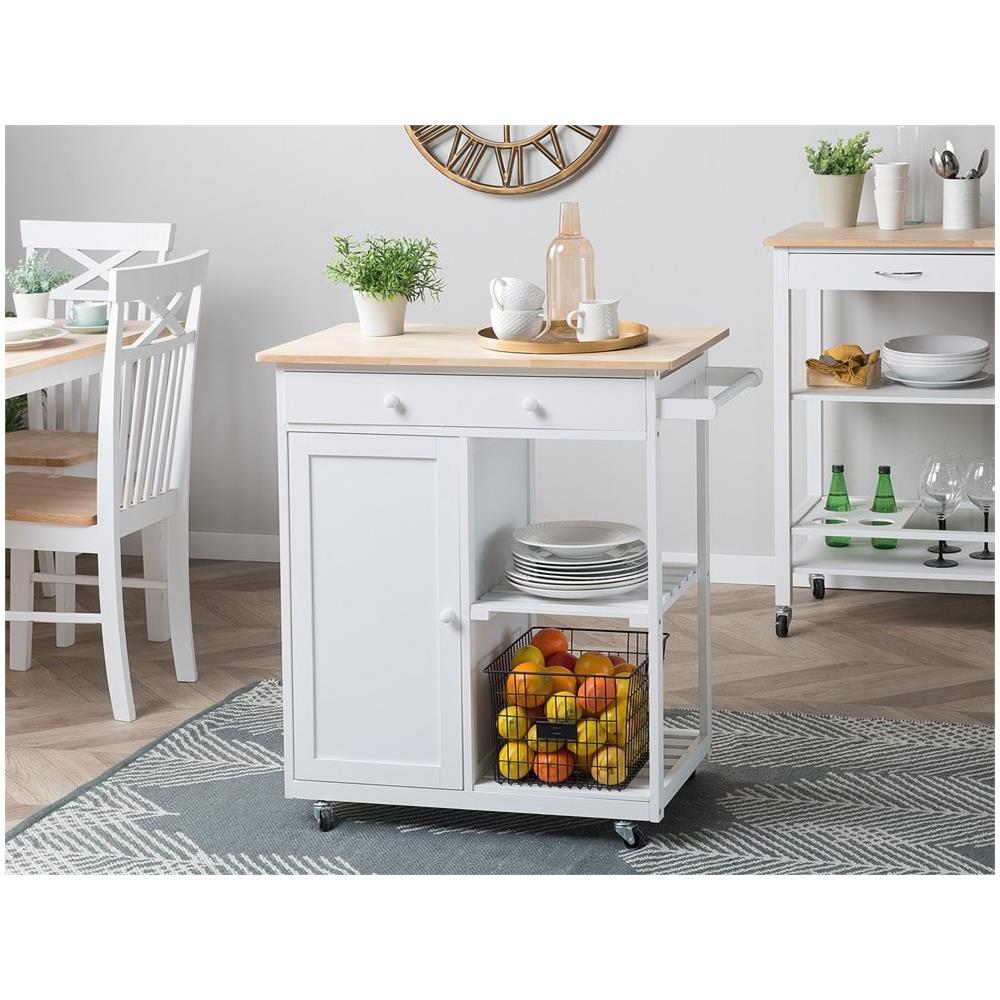 Carrello Da Cucina Bianco Trapani - Foto 1