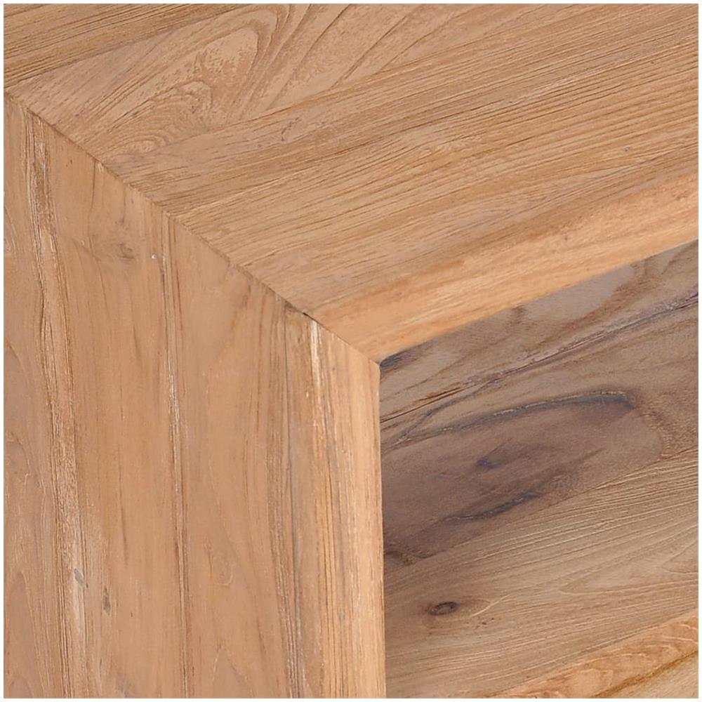 Mobile Porta Tv 90x30x40 Cm In Legno Massello Di Teak - Foto 2